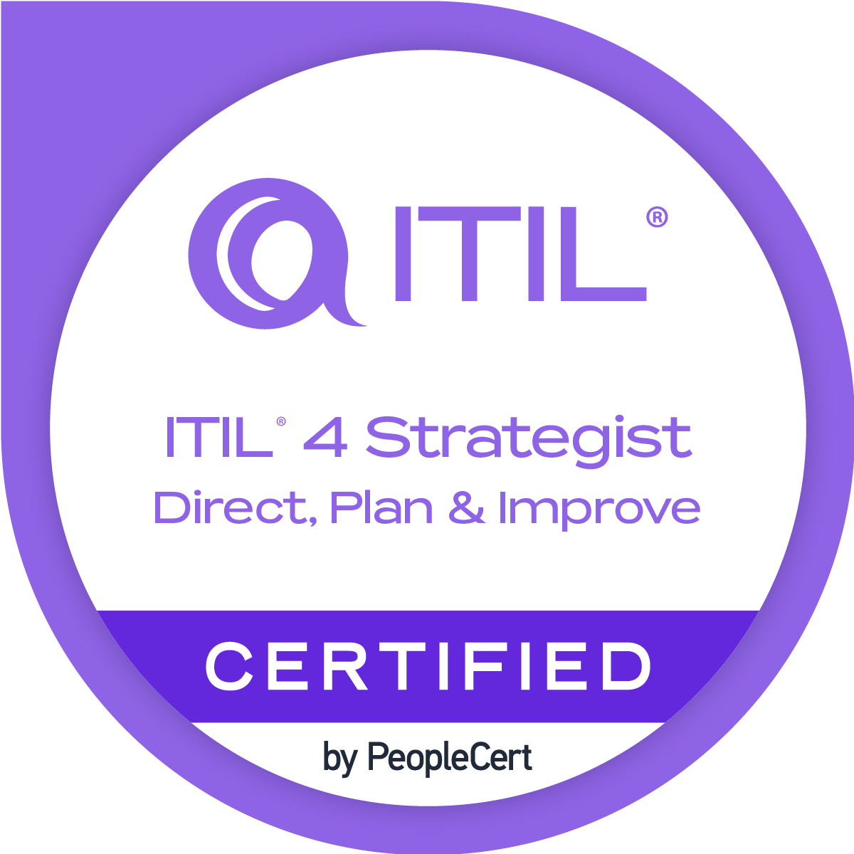 ITIL 4 Strategist Direct Plan Improve
